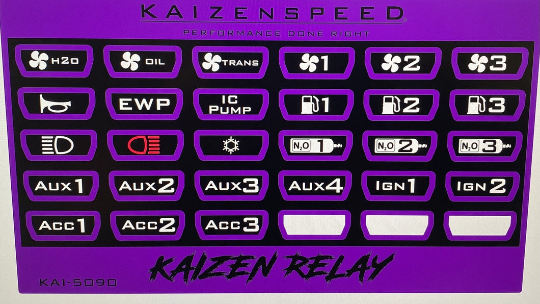 Kaizen Label Sheet